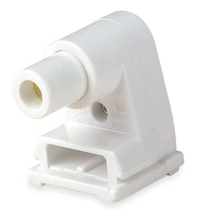 Alt view image 2 of 5 - Leviton 2536 Fluorescent Lampholder, Slimline Base, White