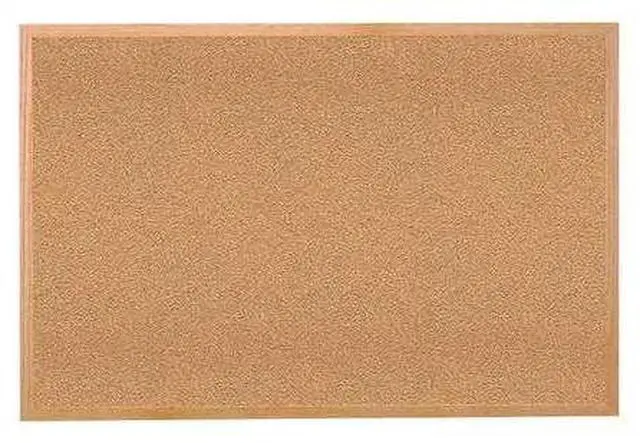 Alt view image 4 of 13 - Ghent Bulletin Board,Cork,Wood Frame,96x48  WK48