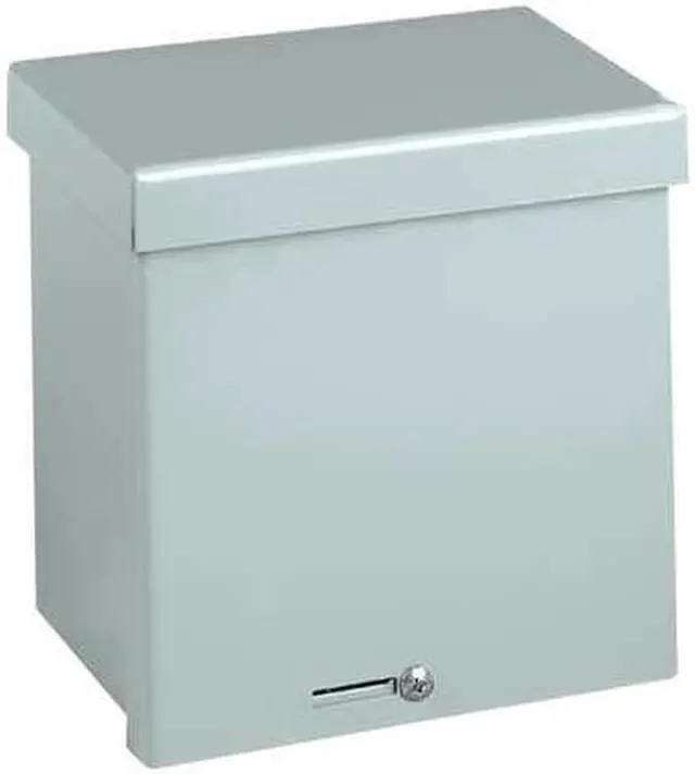 Alt view image 2 of 4 - WIEGMANN RSC121506G Padlockable Hasp Electrical Enclosures, 15 in H, 6 in D, 12