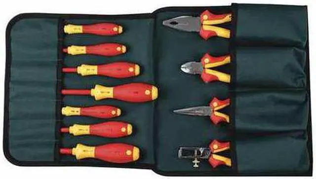 Alt view image 4 of 6 - Wiha 32888 11 Piece Insulated Pliers/Cutters/Drivers Pouch Set