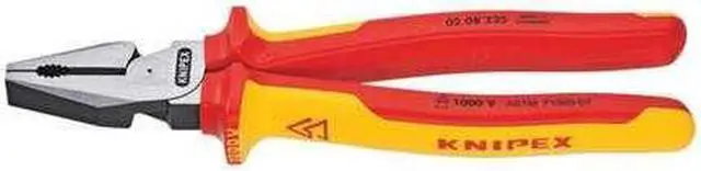 Alt view image 2 of 4 - Knipex Linemans Plier,9" L,Ergonomic  02 08 225 SBA