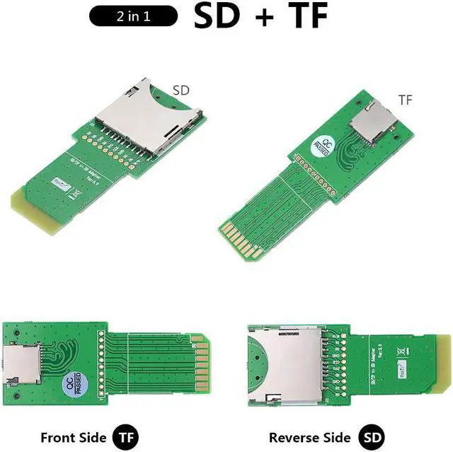 Alt view image 5 of 5 - 2-in-1 SD/TF Card Storage Expansion Board Memory Shield Tester PCB 2-in-1 Expansion Board Memory Shield Tester for SD/TF Card