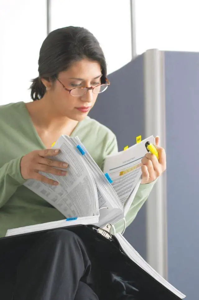 Alt view image 13 of 20 - Post-It Flags Standard Page Flags in Dispenser, Blue, 100 Flags/Dispenser 680BE2