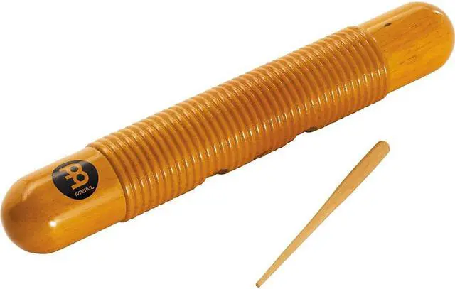 Alt view image 3 of 6 - Meinl GU1AM Wood Guiro with Scraper Amber