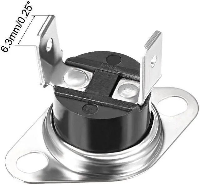 Alt view image 3 of 4 - KSD301 Thermostat, Temperature Control Switch 70°C 10A Normally Closed N.C 2pcs