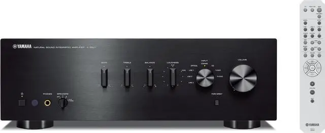 Alt view image 7 of 10 - Yamaha A-S501 Integrated Amplifier (Black)