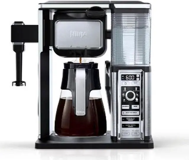 Alt view image 12 of 20 - Ninja - Coffee Bar 10-Cup Coffeemaker - Black/Stainless