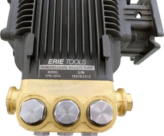 Alt view image 5 of 7 - Erie Tools 3.3 GPM 3000 PSI Triplex Pressure Power Washer Pump for Hot Cold Water Cat General AR MITM