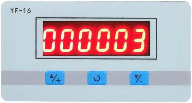 Alt view image 2 of 7 - Mini LCD Digital Counter Module DC/AC5V~24V Electronic Totalizer with NPN and PNP Signal Interface 1~999999 Times Counting Range