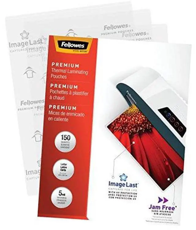 Alt view image 11 of 20 - Fellowes Inc Laminating Pouch 3mil. Ltr 200/PK Clear 5244101