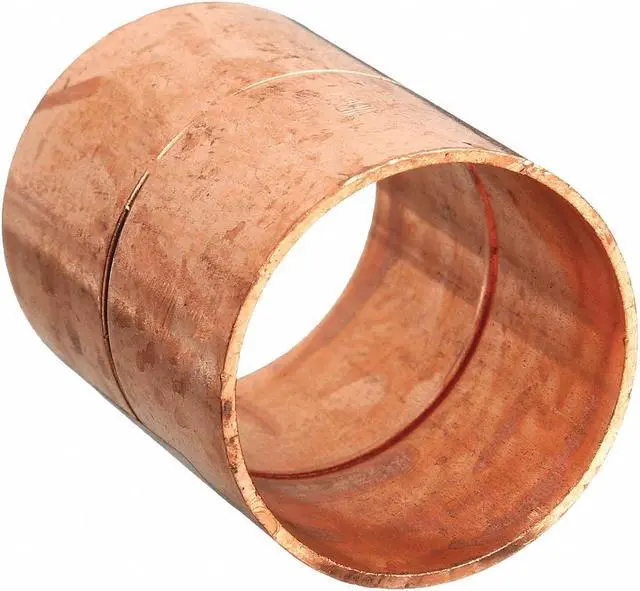 Alt view image 3 of 3 - NIBCO U600RS 1/4 1/4" NOM C Copper Rolled Tube Stop Coupling