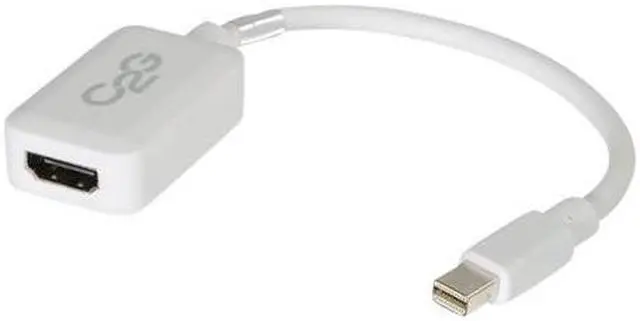 Alt view image 7 of 17 - C2g 8In Mini Displayport To Hdmi Adapter-Thunderbolt To Hdmi Converter-White