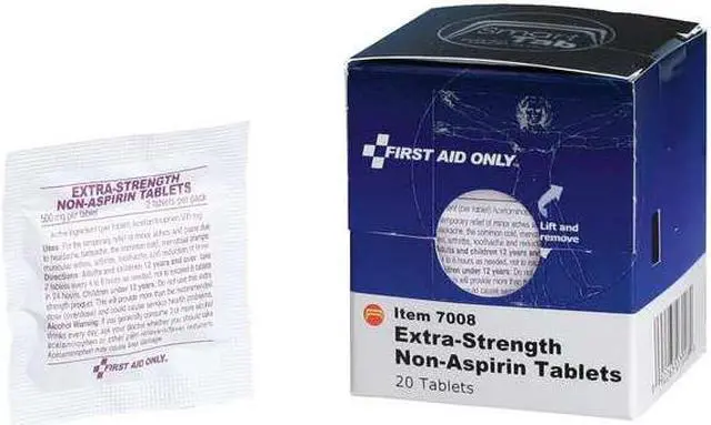 Alt view image 2 of 5 - Extra-Strength Non-Aspirin Tablets, PK20