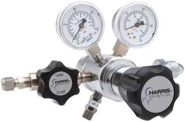 Main image of HARRIS KH1093 High Purity Gas Regulator, Hydrogen, Methane, Two Stage,