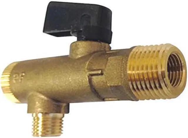 Main image of SPEEDAIRE 38XT49 Filter Ball Valve,Brass,3/8in Drain Port