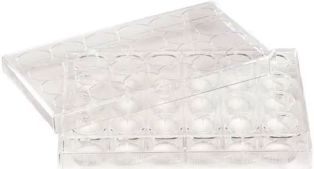 Main image of ZORO SELECT 667123 24 Well Tissue Culture Plate w/Lid,PK50 (Formerly Lab Safety