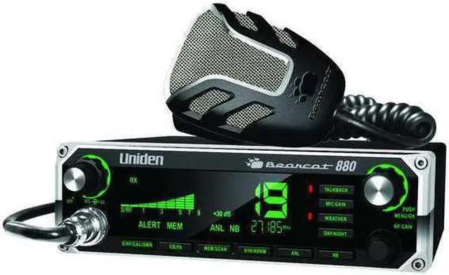 Alt view image 8 of 18 - Uniden Bearcat 880 CB Radio with 7 Color Backlit Display & NC Mic