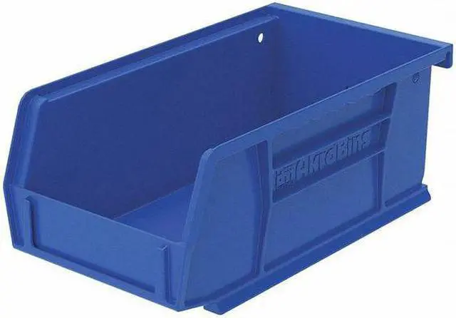 Main image of AKRO-MILS 30220BLUE 3"L x 4-1/8"W x 7-3/8"H Blue Hang and Stack Bin