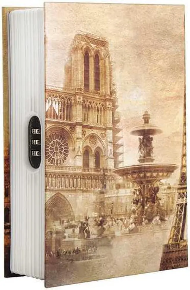 Alt view image 10 of 19 - Barska CB12362 Paris Book Lock Box with Combination Lock