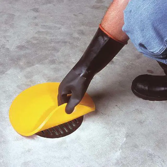 Main image of CONDOR 48FZ15 Drain Seal,12inLx12inWx3/8in Thick,Yllw