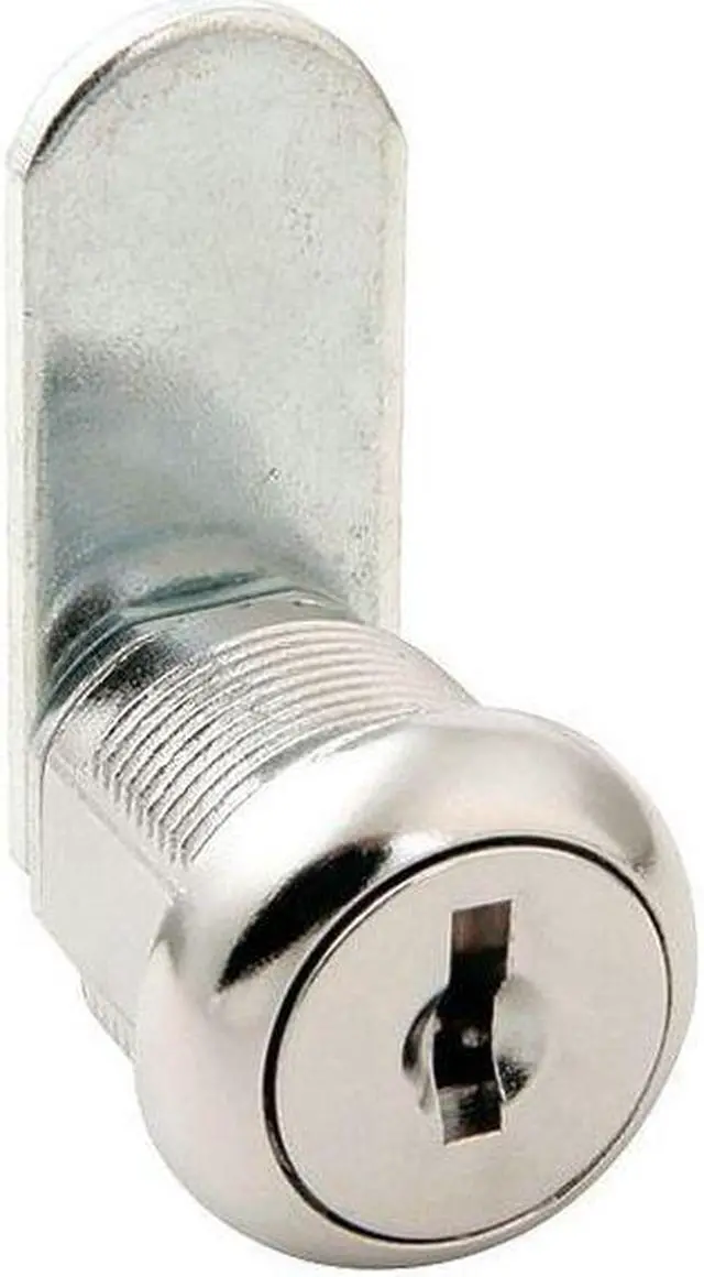 Main image of CCL 65101 Disc Tumbler Keyed Cam Lock, Bright Chrome, 3/16 in For Door