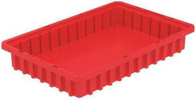 Alt view image 2 of 2 - AKRO-MILS 33162RED Industrial Grade Polymer, Divider Box, Red, 16 1/2 in L, 2