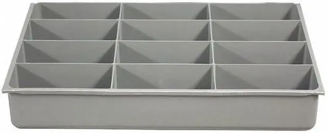 Main image of DURHAM MFG 124-95-12-IND 12 Compartment Box, 18"W x 3"H