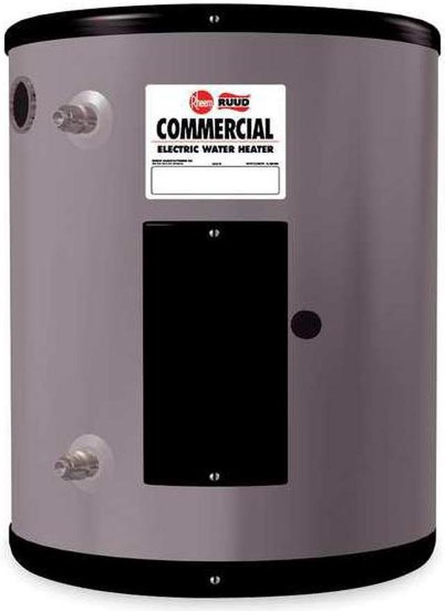 RHEEM-RUUD Point-of-Use Electric Water Heater: 208V, 19.9 gal, 6,000 W,  Single Phase, 25.12 in Ht