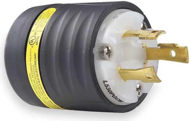 Alt view image 2 of 5 - LEGRAND L530PGCM 3 Wire Ground Monitoring Plug 125VAC 30A