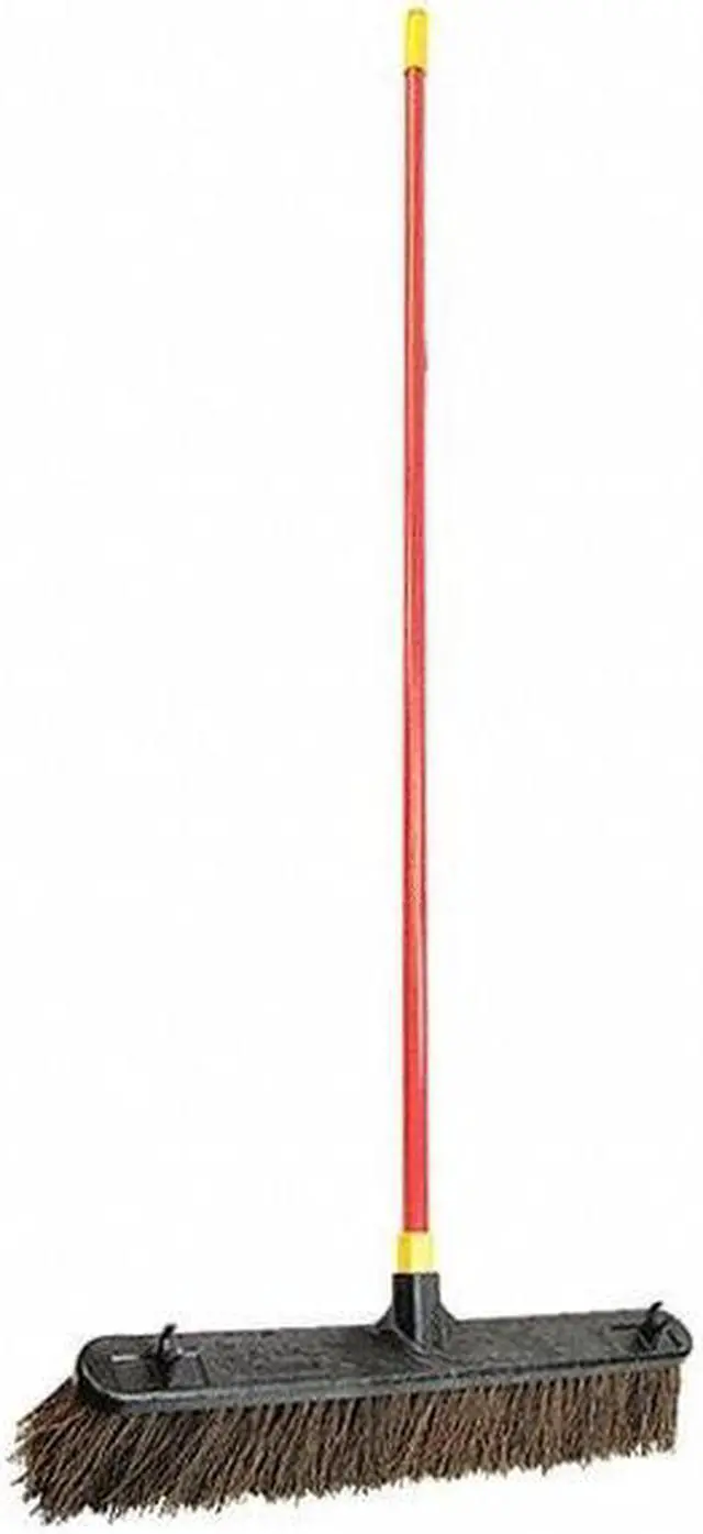 Main image of Quickie Push Broom,Head and Handle,24",Red HAWA 536