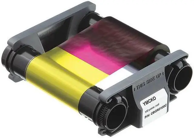 Alt view image 5 of 6 - Evolis CBGR0100C High Trust Original Color Ribbons for Badgy100 & 200 - 100 Prints