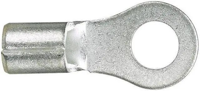 Alt view image 2 of 3 - PANDUIT P14-8R-C 16-14 AWG Non-Insulated Ring Terminal #8 Stud PK100