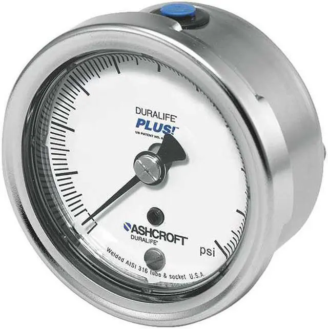 Main image of ASHCROFT 251009SW02BX6B15 Pressure Gauge,0 to 15 psi,2-1/2In,1/4In