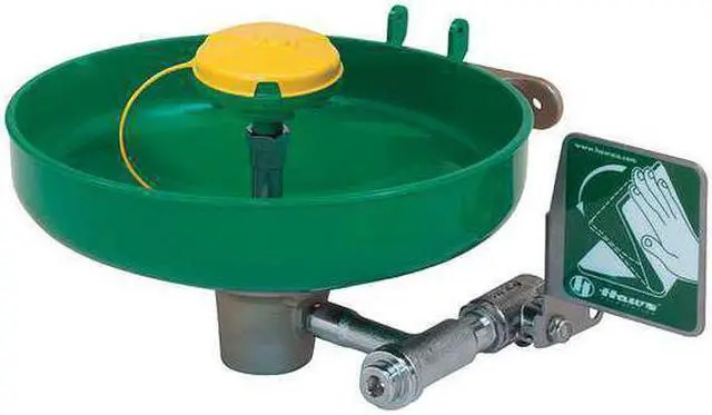 Alt view image 3 of 6 - HAWS 7360BT-7460BT Plumbed Eyewash, Wall Mount, Plumbed, 14 1/12 in H., 14 3/4