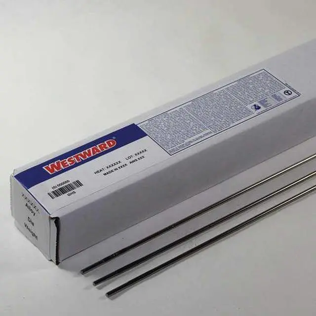 Main image of WESTWARD 20AP20 36" TIG Welding Rod 1/16" Dia., AWS ER316LSI, 10 lb.