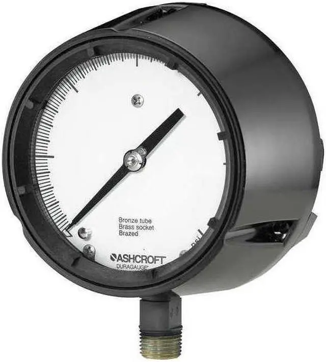 Alt view image 3 of 3 - ASHCROFT 451279AS04LV/150# Compound Gauge,30 Hg to 150 psi,4-1/2In
