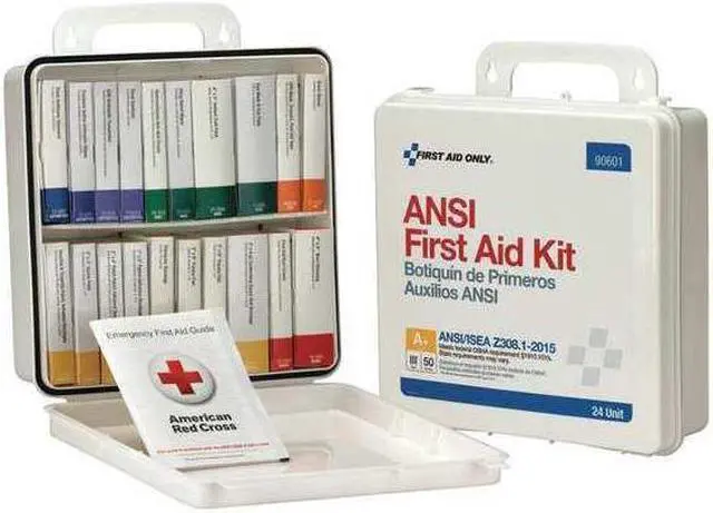 Alt view image 4 of 6 - Weatherproof Ansi Class A+ First Aid Kit For 50 People, 24 Pieces