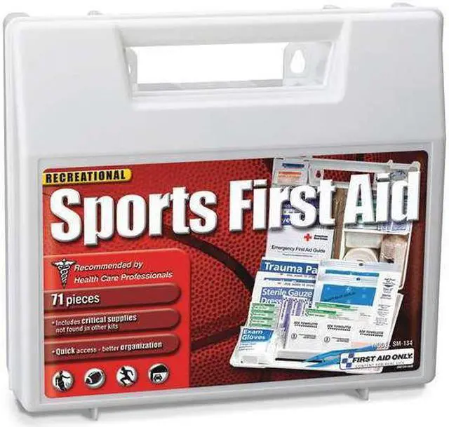 Alt view image 6 of 15 - Sports First Aid Kit for 10 People 71 Pieces/Kit