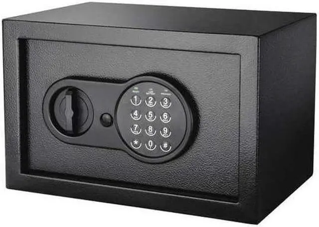 Alt view image 5 of 13 - BARSKA AX12616 Security Safe,Black,8 lb.