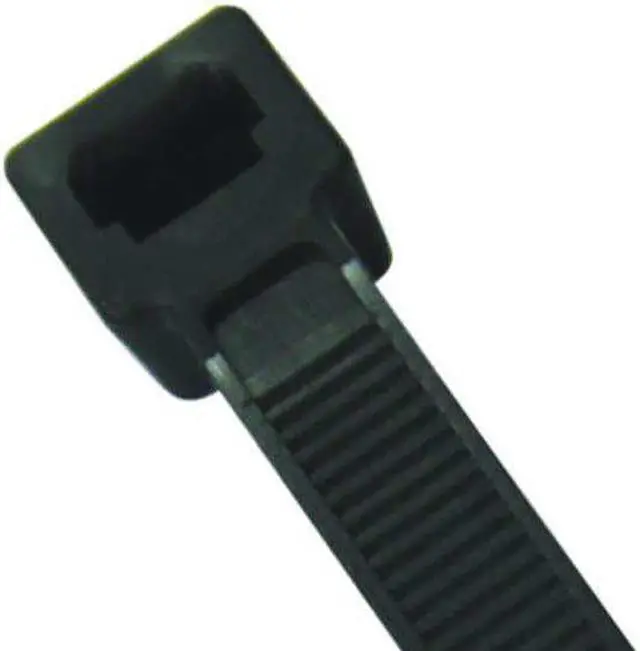 Alt view image 2 of 2 - POWER FIRST 36J164 Cable Tie, 12 in L, 3-1/4 in Max Bundle Dia., Black, Nylon
