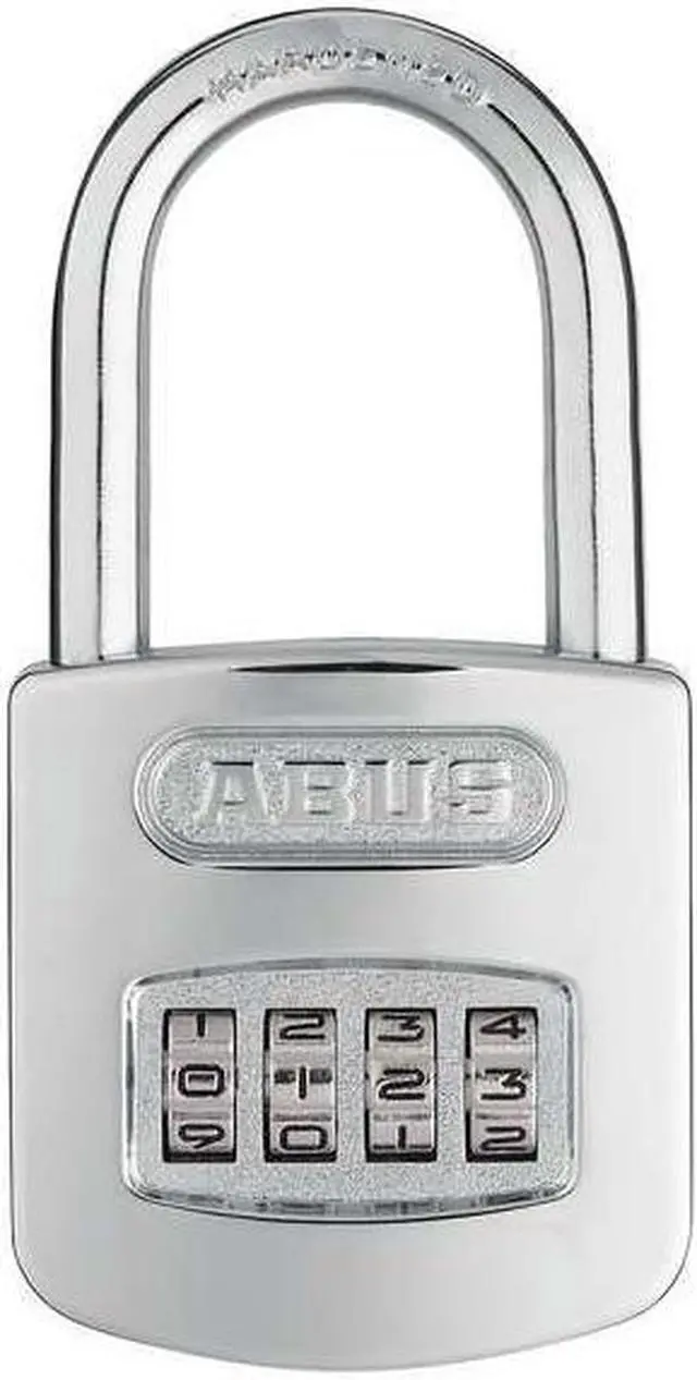 Alt view image 2 of 3 - Abus Combination Padlock, Resettable Front-Dial Location, 2" Shackle Height