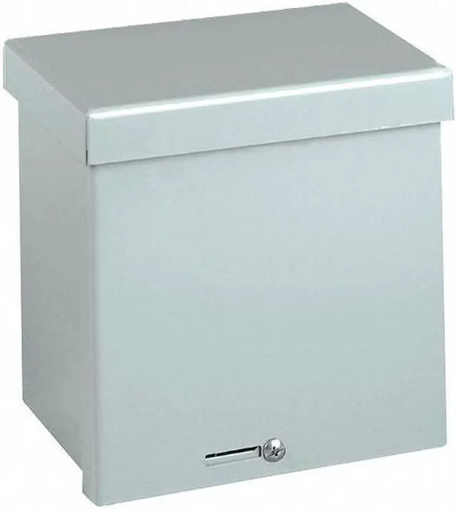 Alt view image 2 of 6 - WIEGMANN RSC242408 Padlockable Hasp Electrical Enclosures, 24 in H, 8 in D, 24