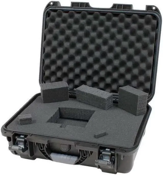 Alt view image 3 of 17 - Nanuk Large 925 Lightweight NK-7 Resin Waterproof Case with Cubed Foam, Black