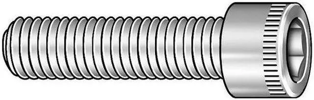 Alt view image 2 of 2 - ZORO SELECT 430563-PG 5/8"-18 Cylindrical Socket Head Cap Screw, 2 1/2 in L, 25