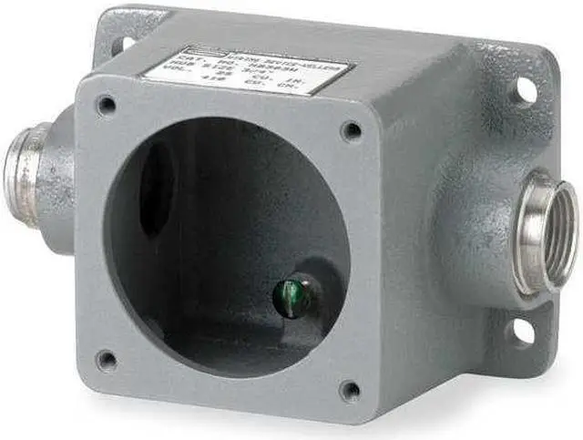 Alt view image 2 of 5 - HUBBELL WIRING DEVICE-KELLEMS MB303W Pin & Sleeve Receptacle, 30 A, - Phase, 3