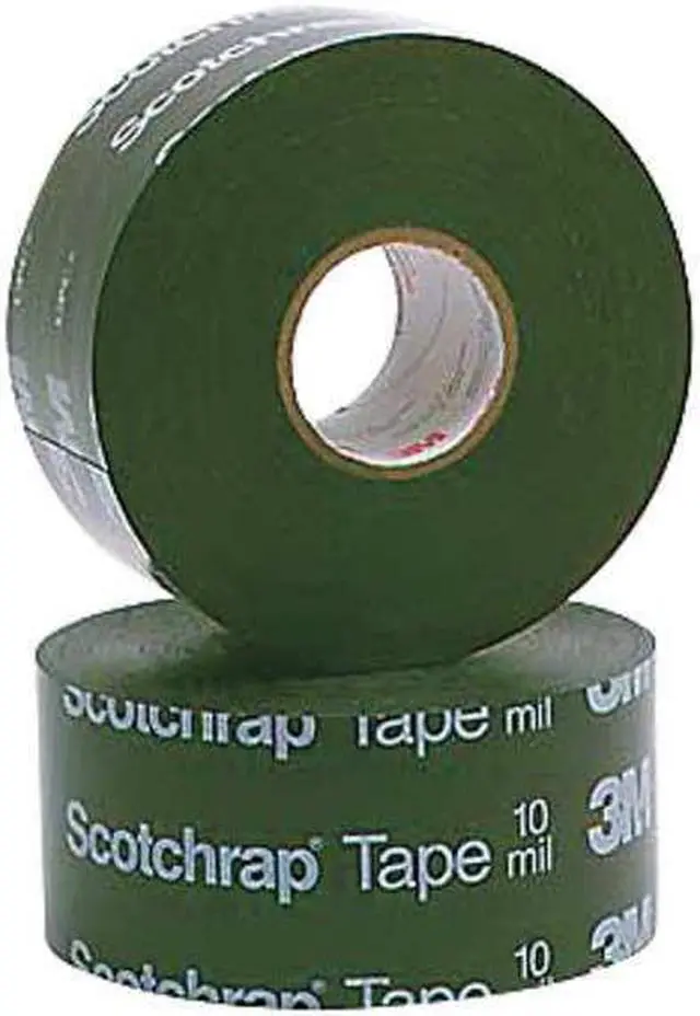 Alt view image 2 of 4 - 3M Scotchrap All-Weather Corrosion Protection Tape [10 mil] (50): 4 in. x 100 ft. (Black) - OEM