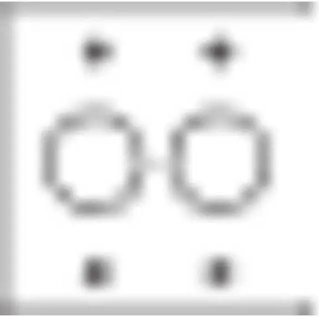 Main image of HUBBELL KILLARK 2FR 2 -Gang Horizontal or Vertical Weatherproof Cover, 4-14/25"