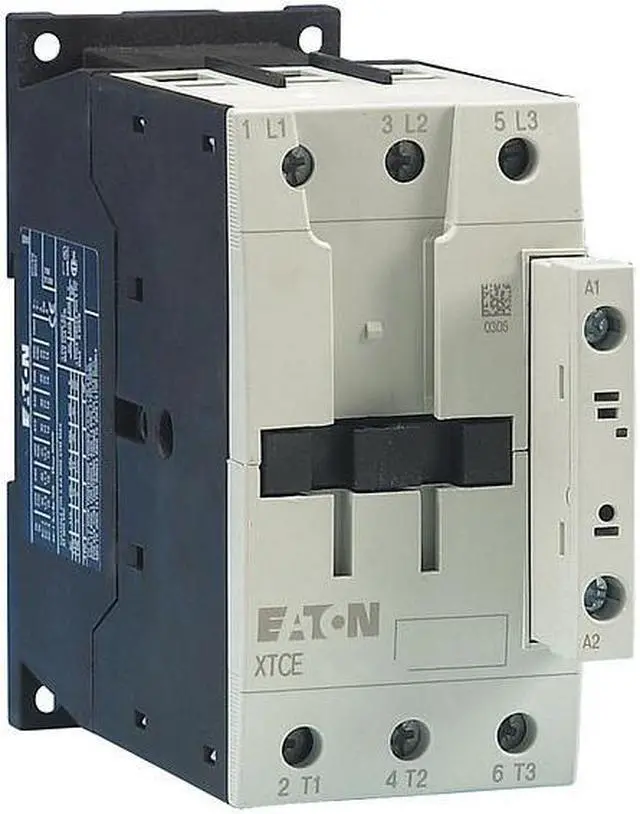 Alt view image 2 of 3 - EATON XTCE050D00B IEC Magnetic Contactor, 3 Poles, 240V AC, 50 A, Reversing: No
