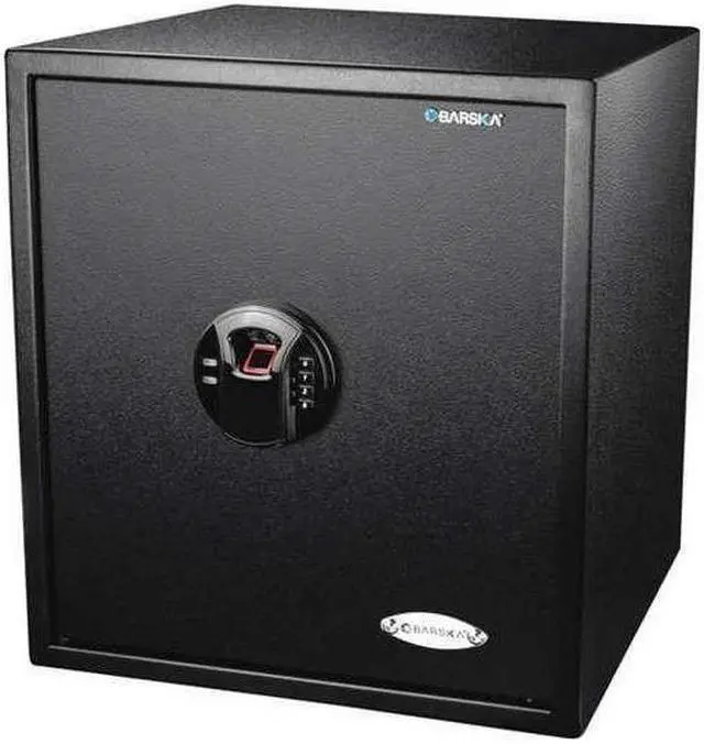 Alt view image 2 of 8 - BARSKA AX12842 Security Safe,Black,40 lb.