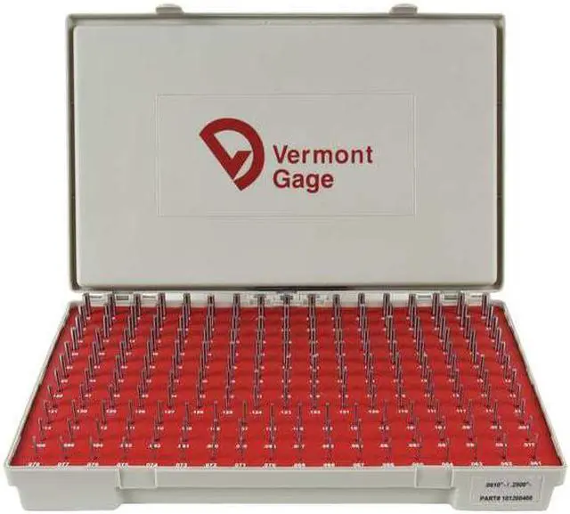 Alt view image 2 of 2 - VERMONT GAGE 101200400 Pin Gage Set, Minus, Class ZZ, 190 Pcs